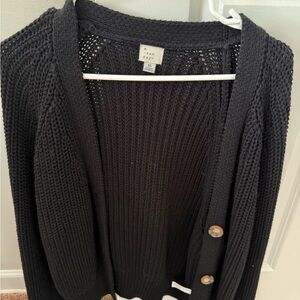 A New Day Women's Charcoal Cardigan